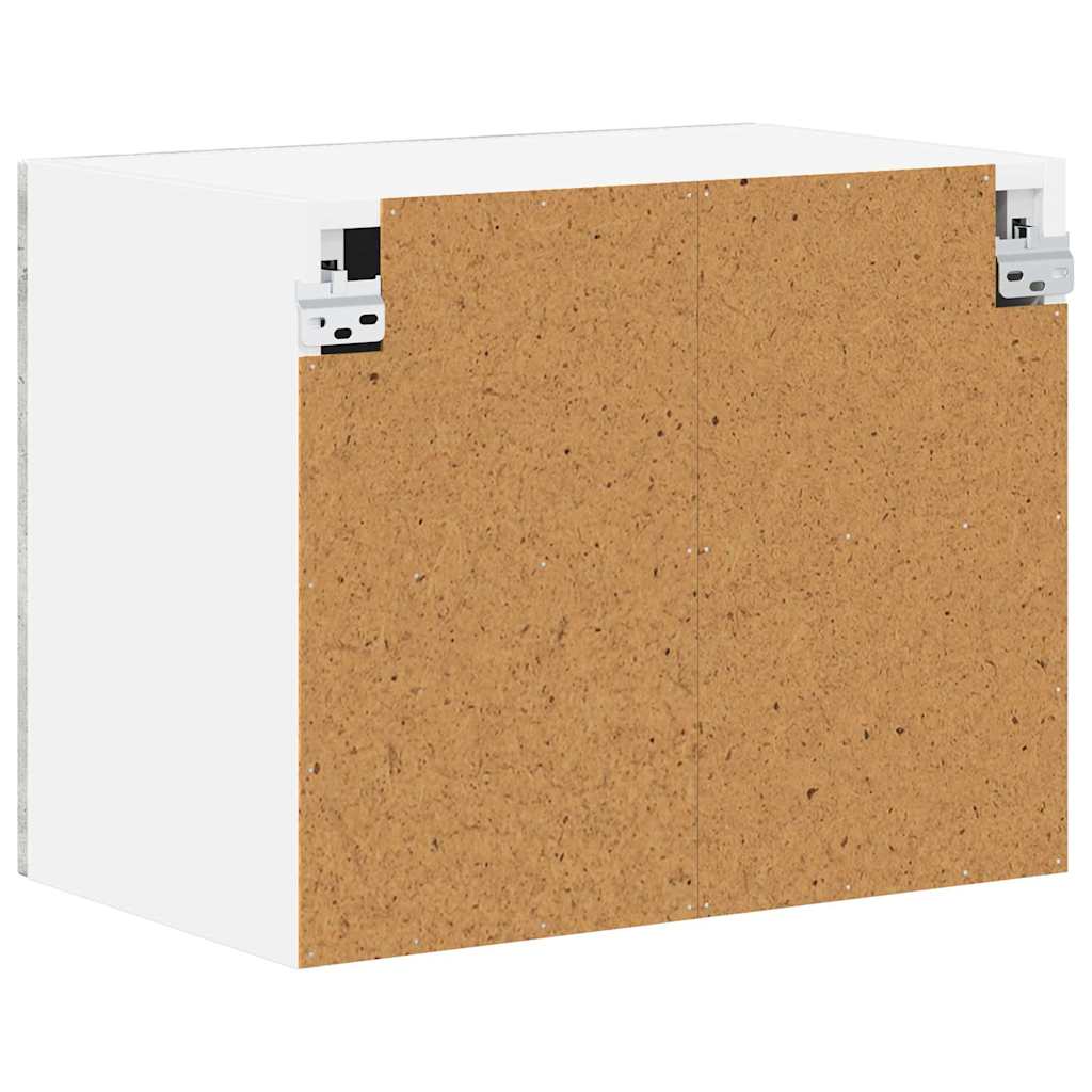Küchenhängeschrank mit Regal 2 pcs Beton Grau 50 x 31 x 40 cm